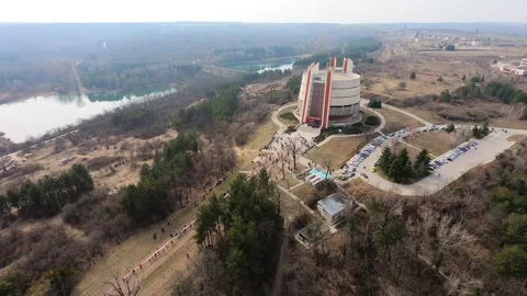 Drone View of Pleven Panorama on Third of March 2019, BG, EU Stock Footage 323061869
