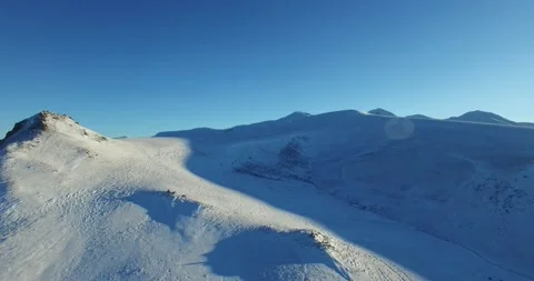 Drone view of Puy de Sancy, France Stock Footage 131814277