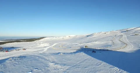 Drone view of Puy de Sancy, France Video stock 131814533