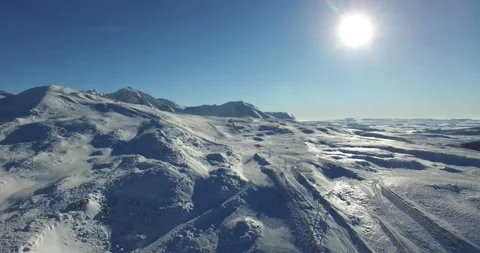Drone view of Puy de Sancy, France Stock Footage 131815974