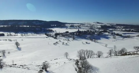 Drone view of Puy de Sancy, France Stock-Footage 131816283