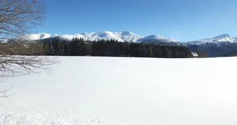 Drone view of Puy de Sancy, France Stock Footage 131816796