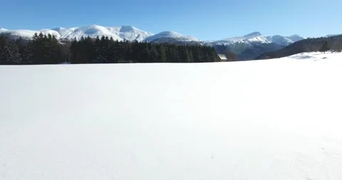 Drone view of Puy de Sancy, France Stockbeeldmateriaal 131816802