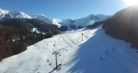 Drone view of Puy de Sancy, France 動画素材 131817172