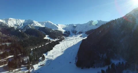 Drone view of Puy de Sancy, France Stock Footage 131817273