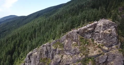 Drone view of Rattlesnake Ridge Stock Footage 245461344