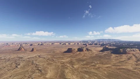 Drone view of Red Mesa in Round Rock. Arizona. United States Vídeo Stock 310474635