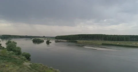 Drone view of a river , 4k Video stock 138647992