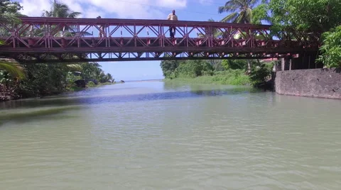 Drone view of river  Stock Footage 66335939