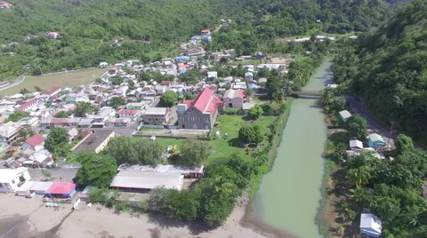 Drone view of river  Video stock 66336270