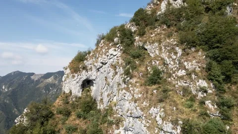 Drone view rock arch Video stock 286232784