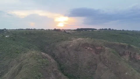 Drone View of Rolling Hills and Valleys in Brazil Video stock 325584609