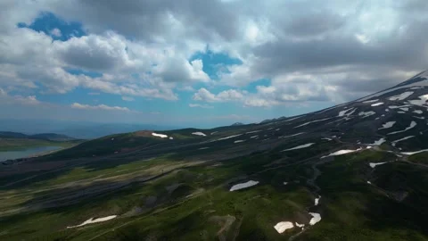 Drone View of Rugged Alpine Terrain Vídeos de archivo 337100143