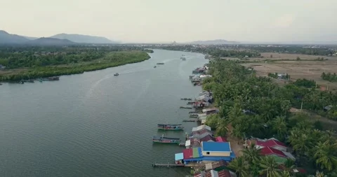 Drone View from Rural Stockbeeldmateriaal 155719247