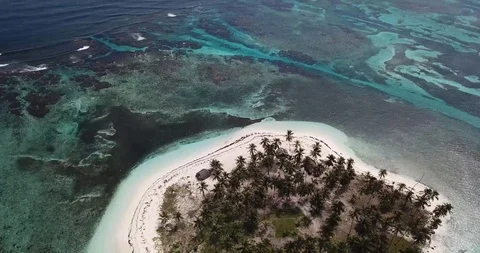 Drone View of San Blas Islands. Video stock 106513624