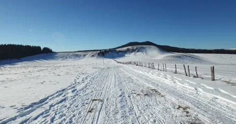 Drone view of the Sancy, France Stock Footage 131818924
