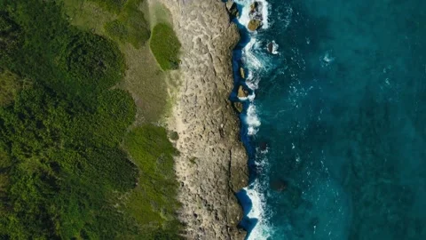 Drone View of Seaside Stock Footage 318096833