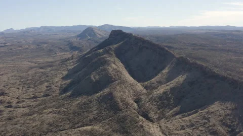 Drone view of a sharp, rocky  ridgeline Stock Footage 190944703