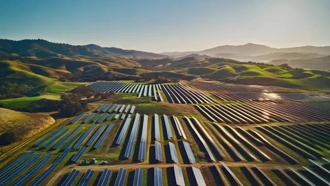 Drone view of Sola farm  Video stock 285589897