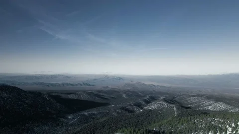 Drone view of Spring Mountains and forest near Mount Charleston, Nevada, USA Video stock 172384074