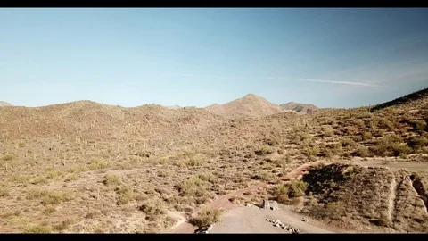 Drone View Of Spur Cross Ranch Regional Park Near Cave Creek, Arizona Stock Footage 87878484