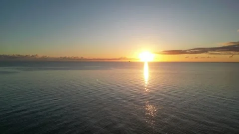 Drone view sunrise, Australia Stock Footage 258152915