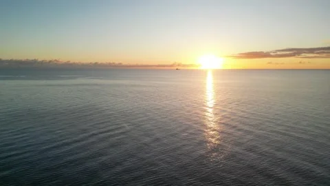 Drone view sunrise, Australia Stock Footage 258155598