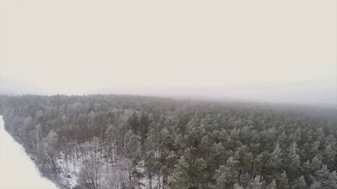 Drone view on the terrain car at winter offroad action 動画素材 122248664