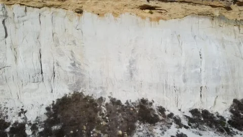 Drone view video of a white wall 库存影片 231113031