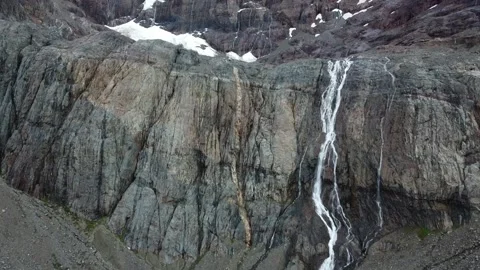 Drone view of the waterfall Stock Footage 136212076