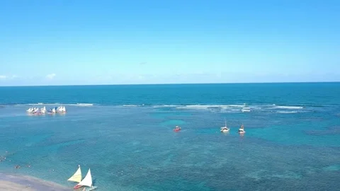 Drone view of the waterfront Stock Footage 132932518