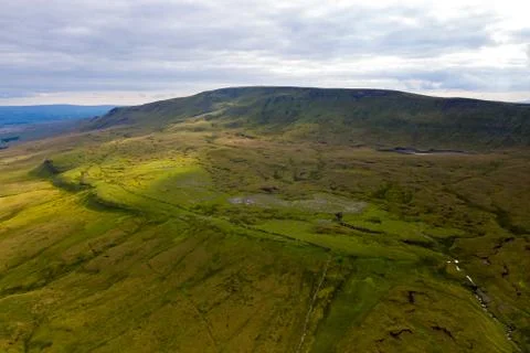 Drone view of Whernside Stock Photos