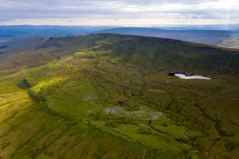 Drone view of Whernside Stock Photos