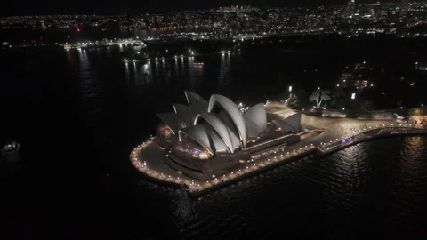 Drone views from Sydney 360 Opera House Stock Footage 317714194