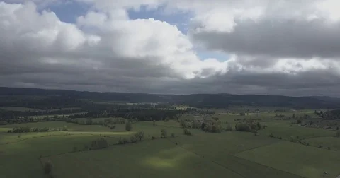 Drone - Vue Aérienne France - Haut-Doubs Le Russey FRANCHE COMTE Stock Footage