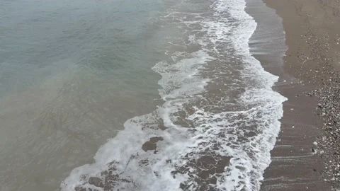 Drone, water, waves, sand, ocean, Video stock 149411946