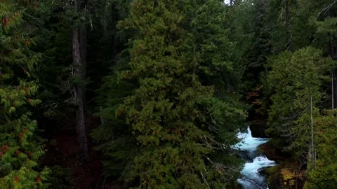 Drone Waterfall 2 Stock Footage 249846789