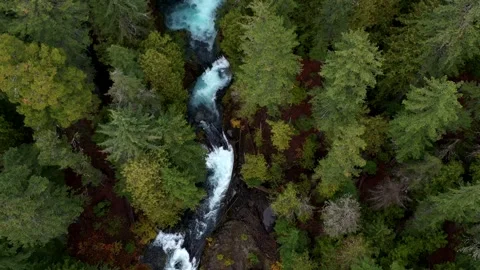 Drone Waterfall 4 Vídeos de archivo 249846812