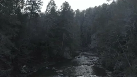 Drone Waterfall Reveal Stock Footage 148515986