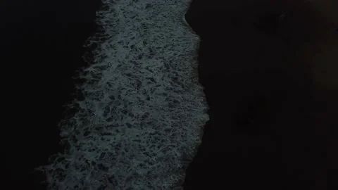 Drone Waves Rolling on the Beach Video stock 151984584