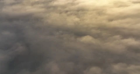 Drone - Winter Sunset Cloud Timelapse - 5.1K ProRes Stock Footage 174692247