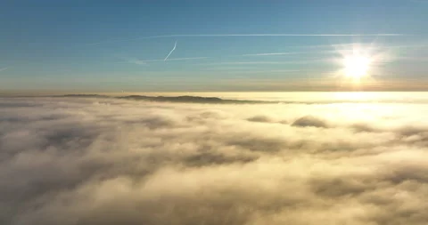 Drone - Winter Sunset Cloud Timelapse 2 - 5.1K ProRes Stock Footage 174698035