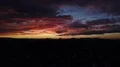 drone winter sunset colors over Arizona desert city wide HD Footage