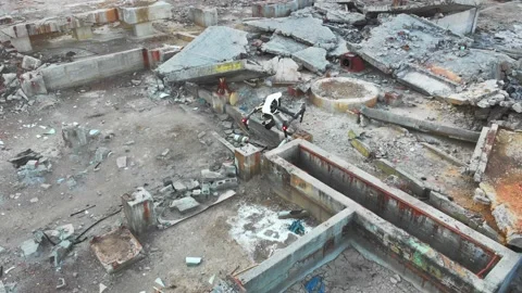 Drone work Stockbeeldmateriaal 203811375