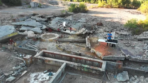 Drone work1pilot Video stock 203811247