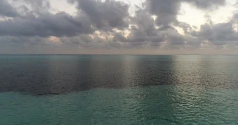 Drone Zanzibar dramatic sky low tide 06 Video stock 113050939