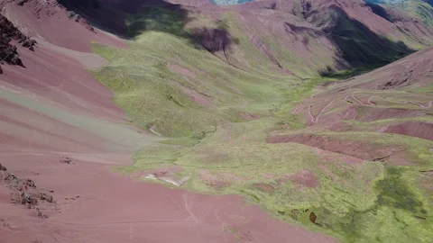Drone_flying_over_redvalley Stock Footage 327173855