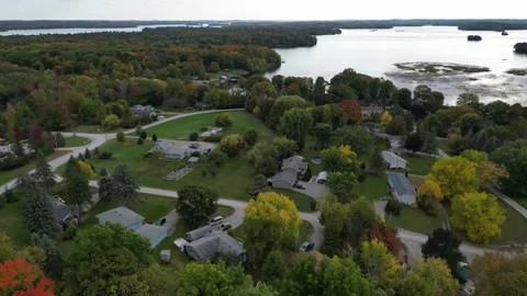 DroneFallLake001Oct11 Stock Footage 252772250