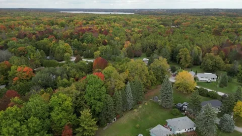 DroneFallLake002Oct11 Stock Footage 252772260