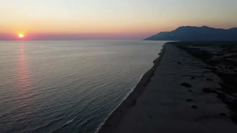 Dronefly in Patara Beach (Turkey) Stock Footage 169023030